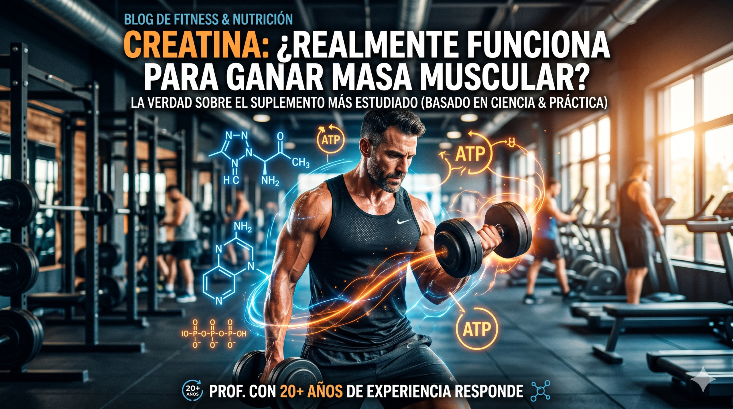 Creatina: ¿Realmente Funciona para Ganar Masa? (Análisis Profesional 2026)